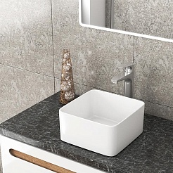 Teymi Раковина накладная в ванную Helmi Mini 24 artceramic белая T50303 – фотография-4