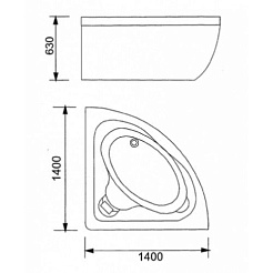 Appollo Акриловая ванна "TS-0970" – фотография-2