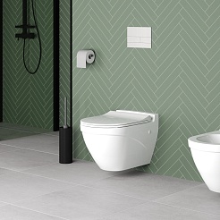 Ambassador Сиденье для унитаза Nord тонкое белое – фотография-7