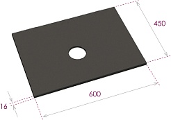 Onika Мебель для ванной Легран 60 подвесная дуб галифакс – фотография-21