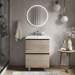 Vigo Мебель для ванной Cross 600-0-2 дуб давос натуральный – фотография-2