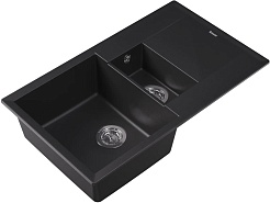 Florentina Мойка кухонная Тоскана 860 К антрацит – фотография-2