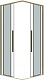 Grossman  Душевой уголок Galaxy 80x80x195 профиль золото сатин стекло прозрачное – фотография-13