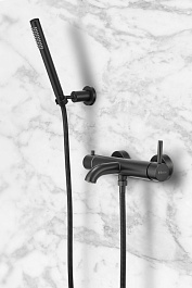 Milacio Смеситель для ванны Ultra MCU.350.MB черный матовый – фотография-2