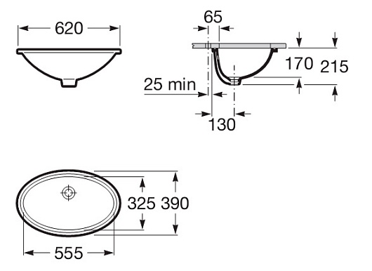 Roca Раковина "Grand Berna" 327899000 – картинка-5