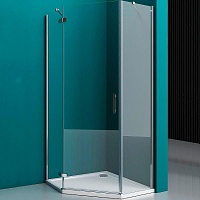BelBagno Душевой уголок Kraft 90/90 KRAFT-P-1-90-C-Cr-L стекло прозрачное
