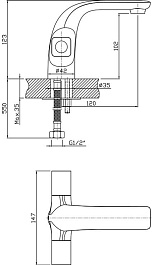 Zollen Смеситель Heide HE53620711 – фотография-2