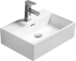 SantiLine Раковина накладная 51 SL-1006 белая – фотография-1