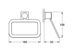Grohe Полотенцедержатель Allure 40339000 – фотография-4