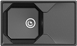 Granfest Мойка кухонная GF-U-840L черный – фотография-2