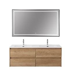 BelBagno Зеркало SPC-KRAFT-1400-800-LED-TCH-WARM-NERO – фотография-7