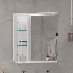 Volna Мебель для ванной Lake 60.2Y L подвесная белая – фотография-14