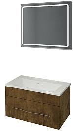 Какса-а Мебель для ванной Редиссон 80 золото – фотография-1