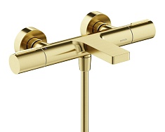 BelBagno Смеситель для ванны и душа термостатический Etna брашированное золото PVD покрытие SC9006BG