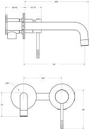 Cezares Смеситель для раковины чаши Relax RELAX-BLI2-1-01-W0 встраиваемый хром – фотография-5