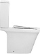 Azario Унитаз-компакт Candy AZ-1503B безободковый с бачком с сиденьем микролифт белый – фотография-19