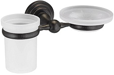 WasserKRAFT Держатель стакана и мыльницы "Isar K-7326"