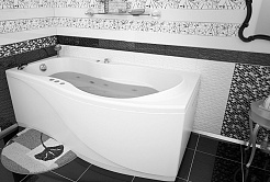 Aquanet Акриловая ванна Borneo R – фотография-4