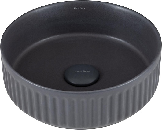 Allen Brau Мебельная накладная раковина Fantasy Line 36 4.11032.AN антрацит – фото-1