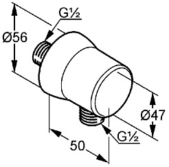 Kludi Шланговое подключение "Balance 5206105-00" – фотография-2