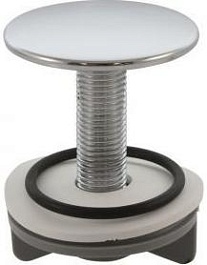 Santek Заглушка на умывальник (мойку) хром – фотография-1