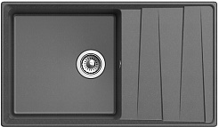 Granfest Мойка кухонная GF-LV-860L графит – фотография-2