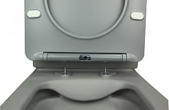 Esbano Унитаз компакт Alagon-C безободковый серый матовый – фотография-4