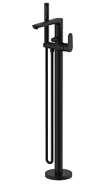 Aquatek Душевая стойка Ника AQ1845MB черный матовый – фотография-1