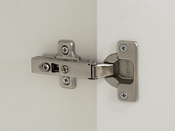 Brevita Шкаф пенал Catania 35 R белый – фотография-3