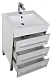 Aquanet Тумба с раковиной Верона 58 напольная, ящики, белая – картинка-15