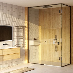 Aringa Полотенцесушитель электрический Бонди 100x50 AR03018CH с полкой хром – фотография-3