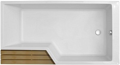 Jacob Delafon Акриловая ванна Bain Douche NEO E6D004R-00 180х90/70 R