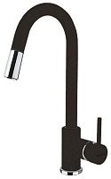 Florentina Смеситель "Вита AV" черный для кухонной мойки