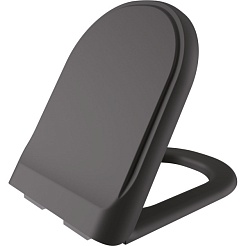 Creavit Сиденье для унитаза KC3631ANM антрацит с микролифтом – фотография-1