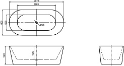 BelBagno Акриловая ванна BB306-1675 168x80 – фотография-5