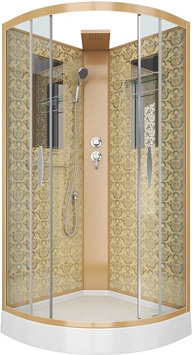 Niagara Душевая кабина 90x90 NG-7715GBK – фото-1