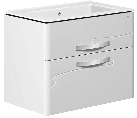  Тумба с раковиной Nota 75 белая – фото-1