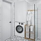 Vivon Шкаф-пенал для ванной над стиральной машиной Washi 68 – фотография-7