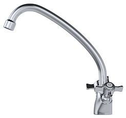 Mixline Смеситель для кухни 1/2 ML30-03 "Classic" хром – фотография-3