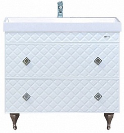 Misty Мебель для ванной Valencia 80 белая – фотография-2