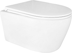 Azario Унитаз подвесной Uno AZ-2380 безободковый белый