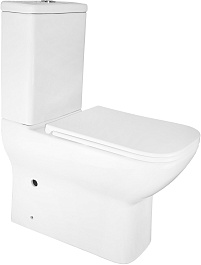 Azario Унитаз-компакт Varo AZ-2171-1 безободковый с бачком с сиденьем микролифт белый – фотография-11