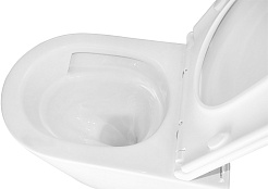 Azario Унитаз подвесной Lander AZ-2802E безободковый белый – фотография-9