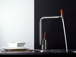 Webert Смеситель для кухни 360° TS920302784 хром/красный – фотография-4