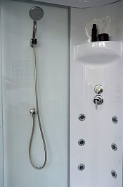 Royal Bath Душевая кабина RB 8100BP3-WT-CH-L – фотография-4