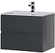 Aquanet Тумба с раковиной "Алвита 70" серый антрацит – фотография-15