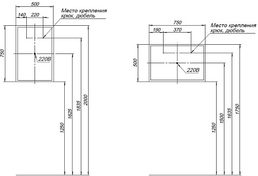 Aquanet Мебель для ванной Ирис New 50 подвесная белая глянцевая – картинка-21