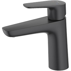 Aquatek Смеситель для раковины Бетта AQ1110MB матовый черный – фотография-1