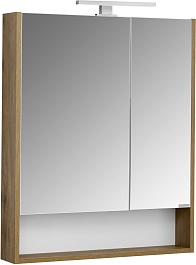 Акватон Мебель для ванной Сканди Doors 70 белая/дуб рустикальный – фотография-19