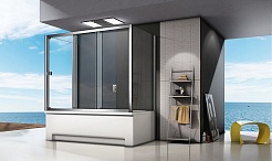 Good Door Шторка для ванны SCREEN WTW-130-C-CH – фотография-2